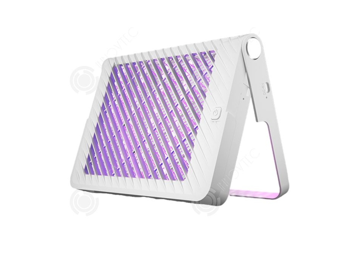 Inn Lâmpada Anti Mosquito Sem Fio 1200mah Aço Inoxidável Dobrável Pendurável Para Interior E Exterior Destruidor De Insetos Innovtec
