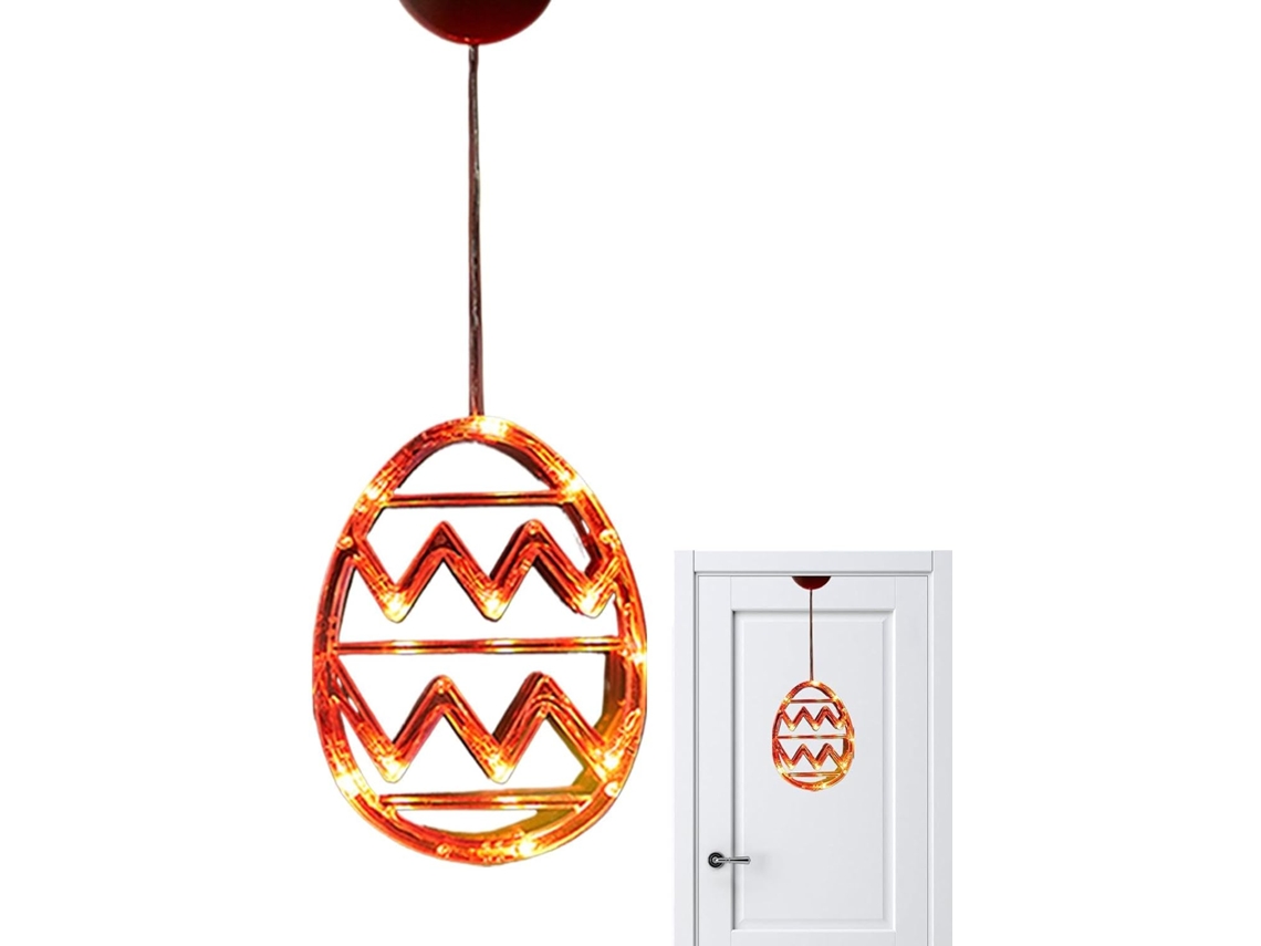 Luminária De Janela De Páscoa, Luzes Em Formato De Ovo, Decoração Para Quarto