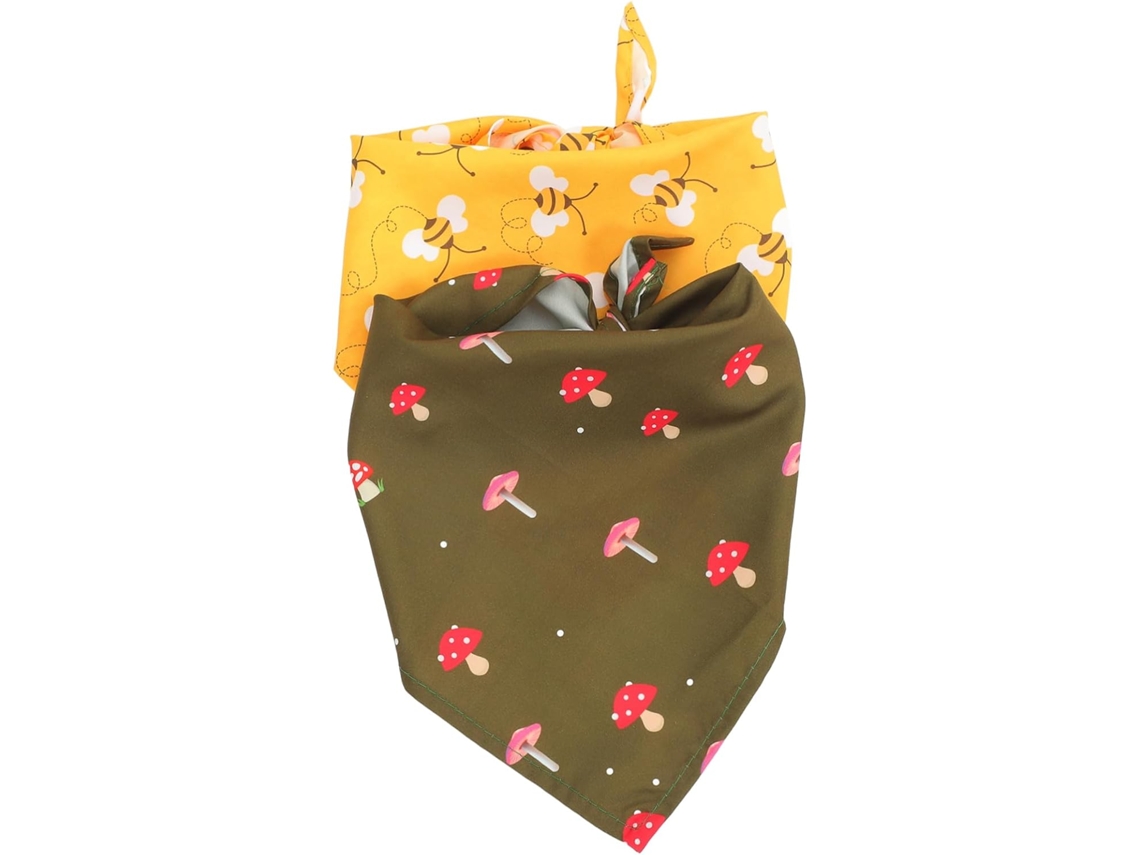 Galpada Pedaços De Bandana Estampada E Triangular, 2, Cães E Gatos