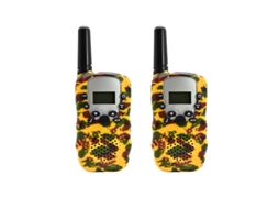 Rádio comunicador camuflado amarelo com alcance de 3 km AQUAFORGE
