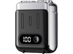 Barbeador Elétrico Portátil para Viagem com Visor Digital, Ideal para Barba, Aparelho de Barbear e Viagens. SFUSHOS