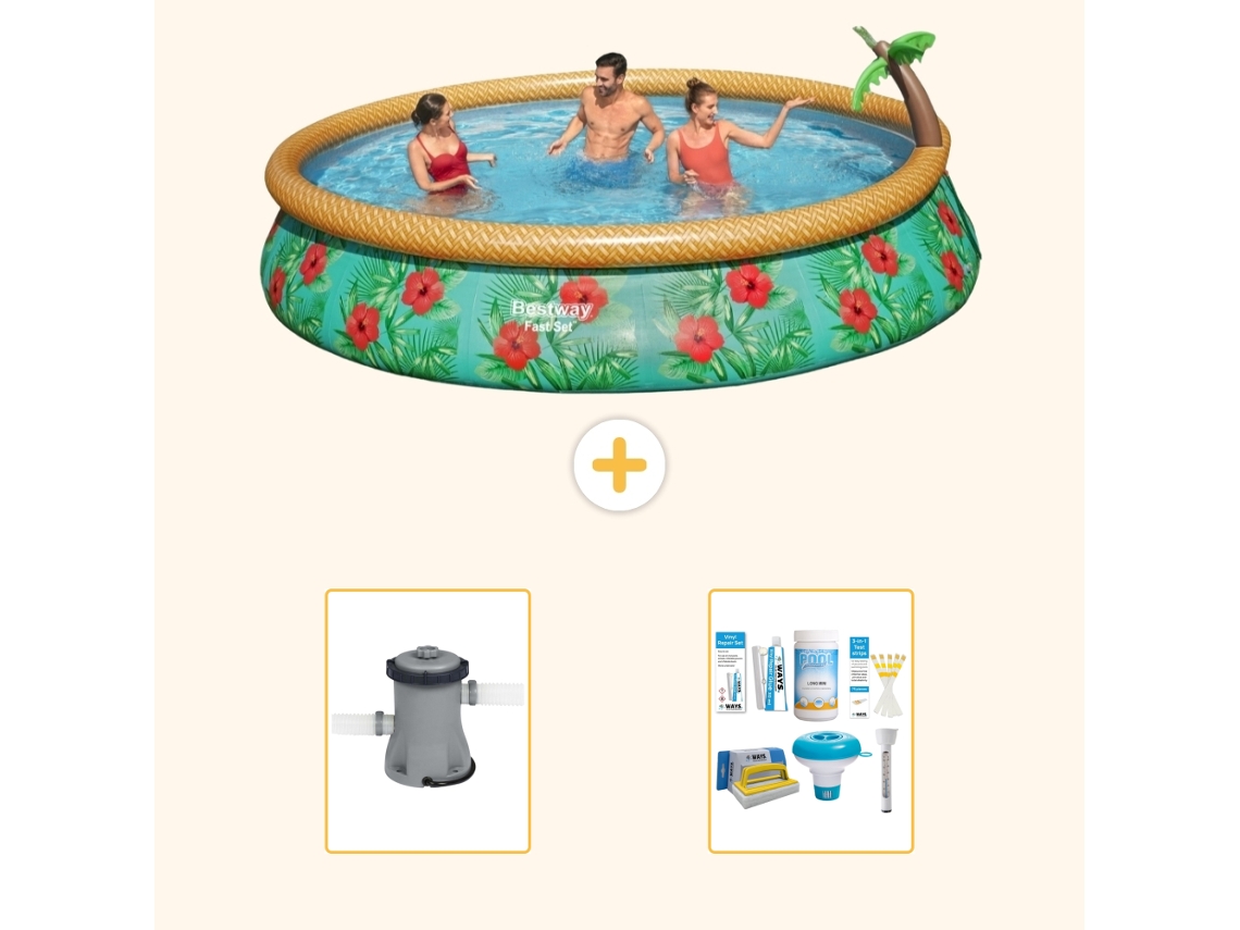 Bestway Piscina Bestway Fast Set Redonda - 457x84 Cm - 3-peças S22286