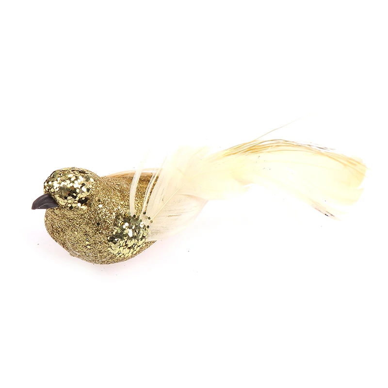 Pomba Artificial Branca de Plástico com Penas, Pombas da Paz e do Amor, Estatuetas de Simulação Pássaros, Decoração para Casa, Mesa, Jardim BRILVIBERA