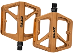 Conjunto de 2 pedais de bicicleta com refletores para bicicletas
