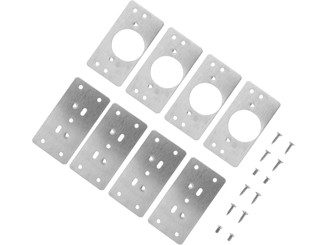 Kit De Reparo Alipis Cobre Dobradiças Aço Inoxidável Danificadas, Oferecendo Estabilidade Para Portas De Armários