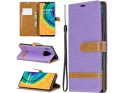 Capa Polegada Retalhos Proteção Stent Função para Huawei Mate 30 Pro HONGWE. Pele Sintética Magnética Multicor