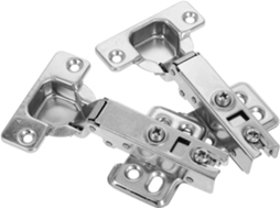 Dobradiças Pretyzoom Com Fechamento Suave, Suporte Hidráulico, Design Sem Moldura Em Aço, 2 Peças, Para Cozinha E Casa