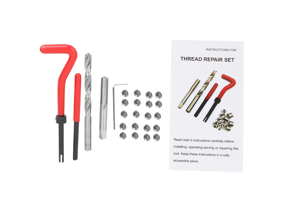 Kit De Reparo De Rosca (repara Facilmente E É Adequado Para Vários Materiais)