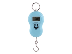 Balança Digital Portátil Eletrônica de Pendurar, 1 Unidade, Azul Claro AQUAFORGE
