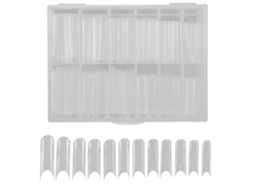 240 Unhas Falsas Transparentes Extra Largas Para Manicura Diy Em Casa E Salão De Beleza