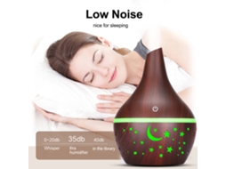 Difusor de Óleos Essenciais 300ml com Luz LED LAXISCREED