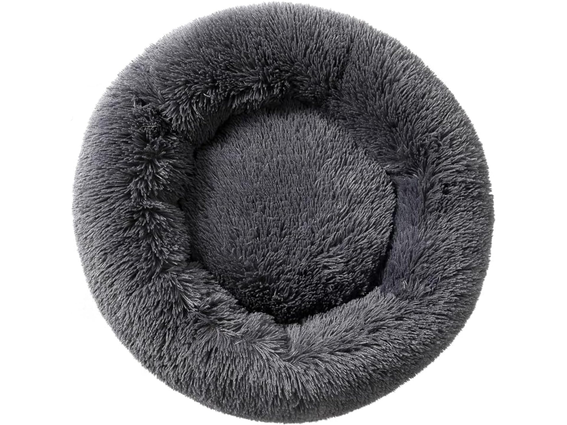 Cesta Para Perros/gatos Con Alfombra, Pequeña Para Hasta 3 Kg, 40x20 Cm (gris)