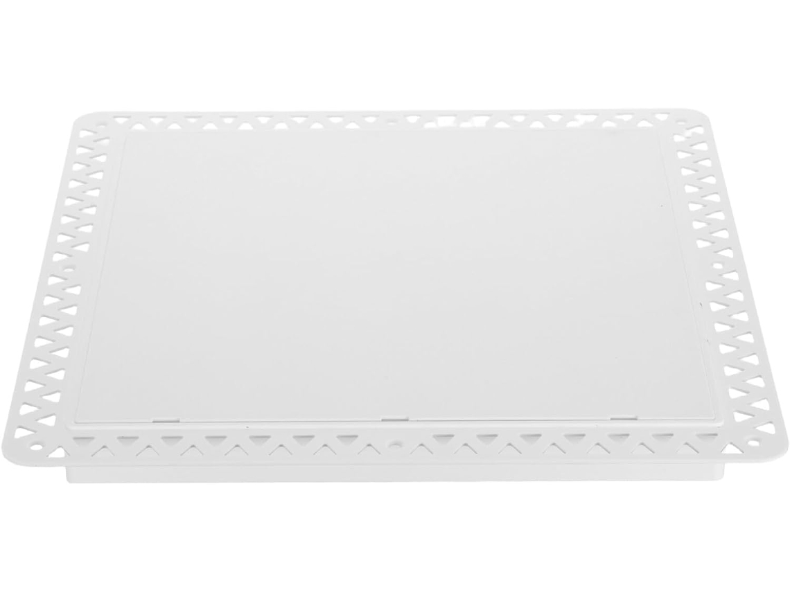 Tampa de Furo de Parede em Plástico Abs Branco 300x300 SFUSHOS