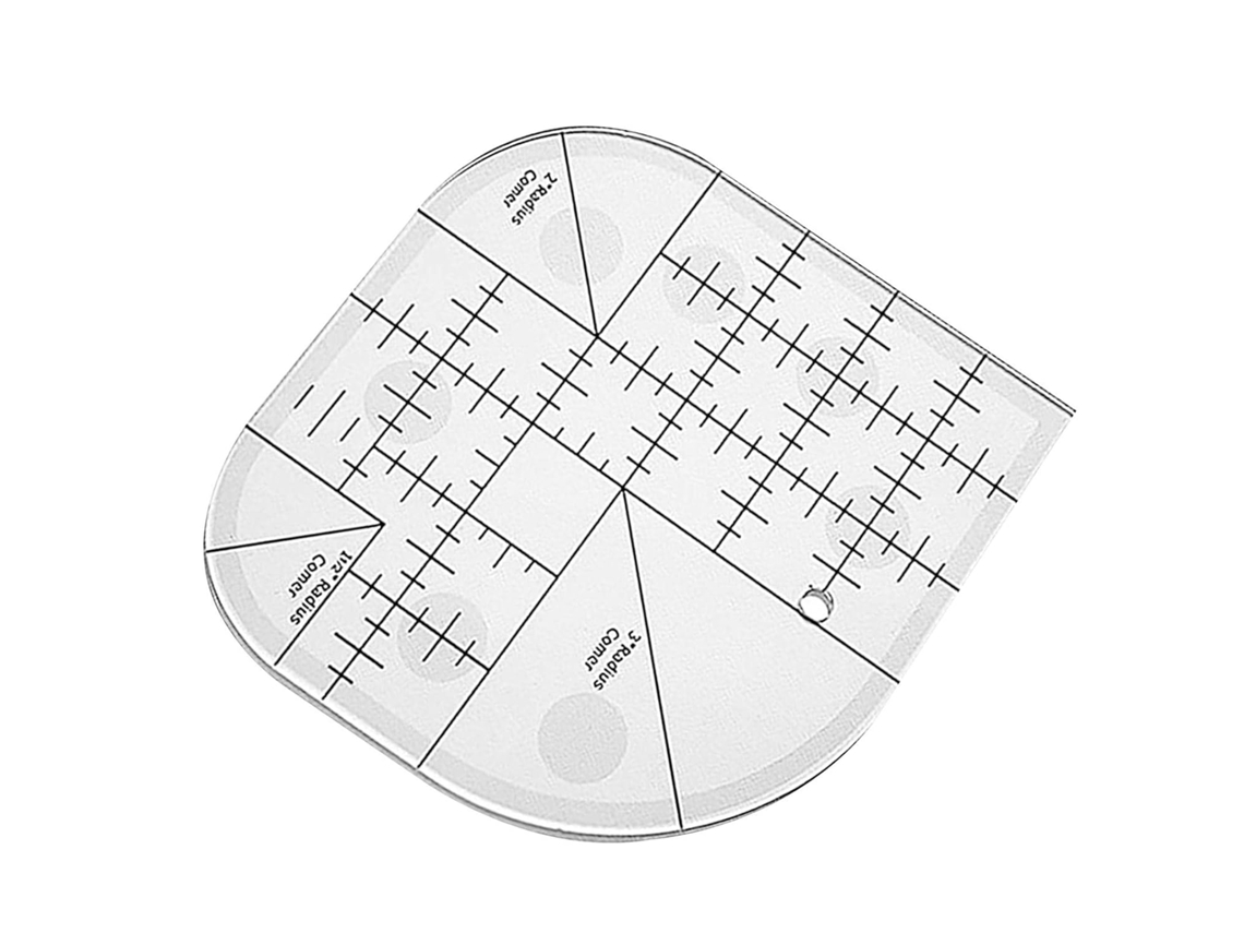 Quadrado Curvo Para Quilting, Costura De Patchwork, Suprimentos De Costura, Ferramentas De Patchwork, Casa, Escritório Zeuxo