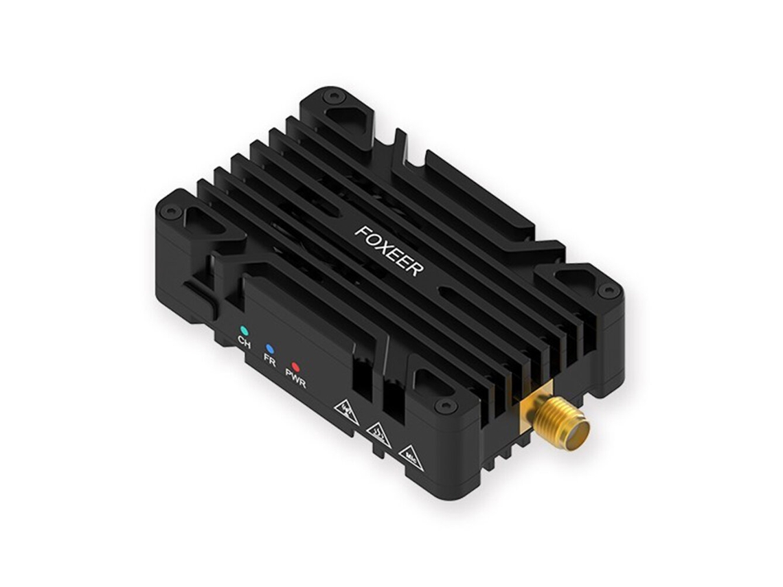 Transmissor Fpv Foxeer Reaper Infinite V2 de Longo Alcance, 5.8ghz, 5w, com Microfone e Ventoinha Integrados, para Drone Rc com Conector Sma. MDUG