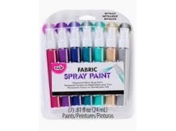 Conjunto De Tinta Spray Metálica Para Tecido Tulipa, 6 Peças, Para Pintura Criativa.