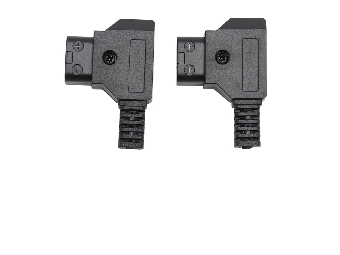 2pcs Male D Tap Connector Plug Kit For V Mount V Lock Battery Dslr Camera Battery Gold Mount Battery Camera Monitor LAXISCREED