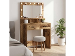 Vidaxl Mesa De Vestir Madeira Antiga 79 X 41 X 135 Cm