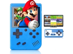 Console Portátil Retrô com 400 Títulos Clássicos, Tela de 3 Polegadas AQUAFORGE