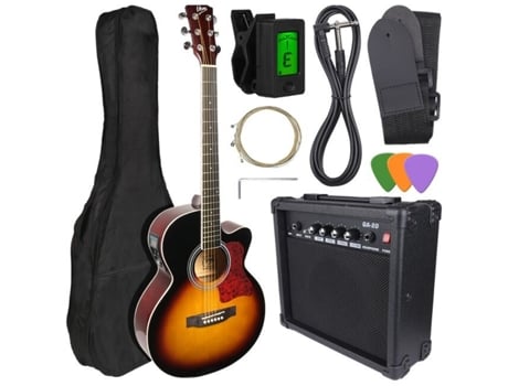 Conjunto Eag Sb Guitarra Eletroacústica. Amplificador V Tom
