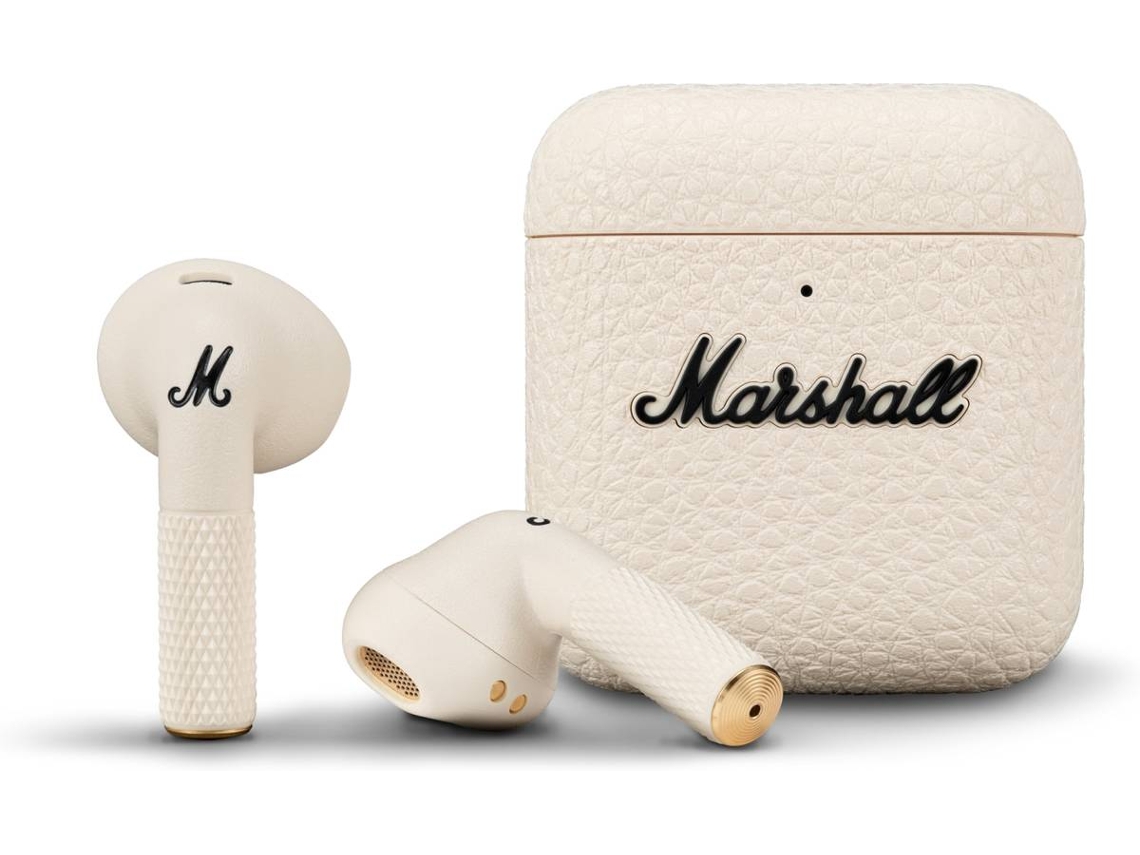Auriculares Bluetooth MARSHALL Minor IV Cream (In Ear -  Microfone)