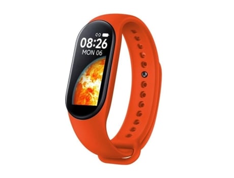 Pulseira Inteligente IWEAR Sm7 0 96'' Tft Rastreador de Fitness Ip67 com Rh e Pressão Arterial / Social / Sono Vermelho