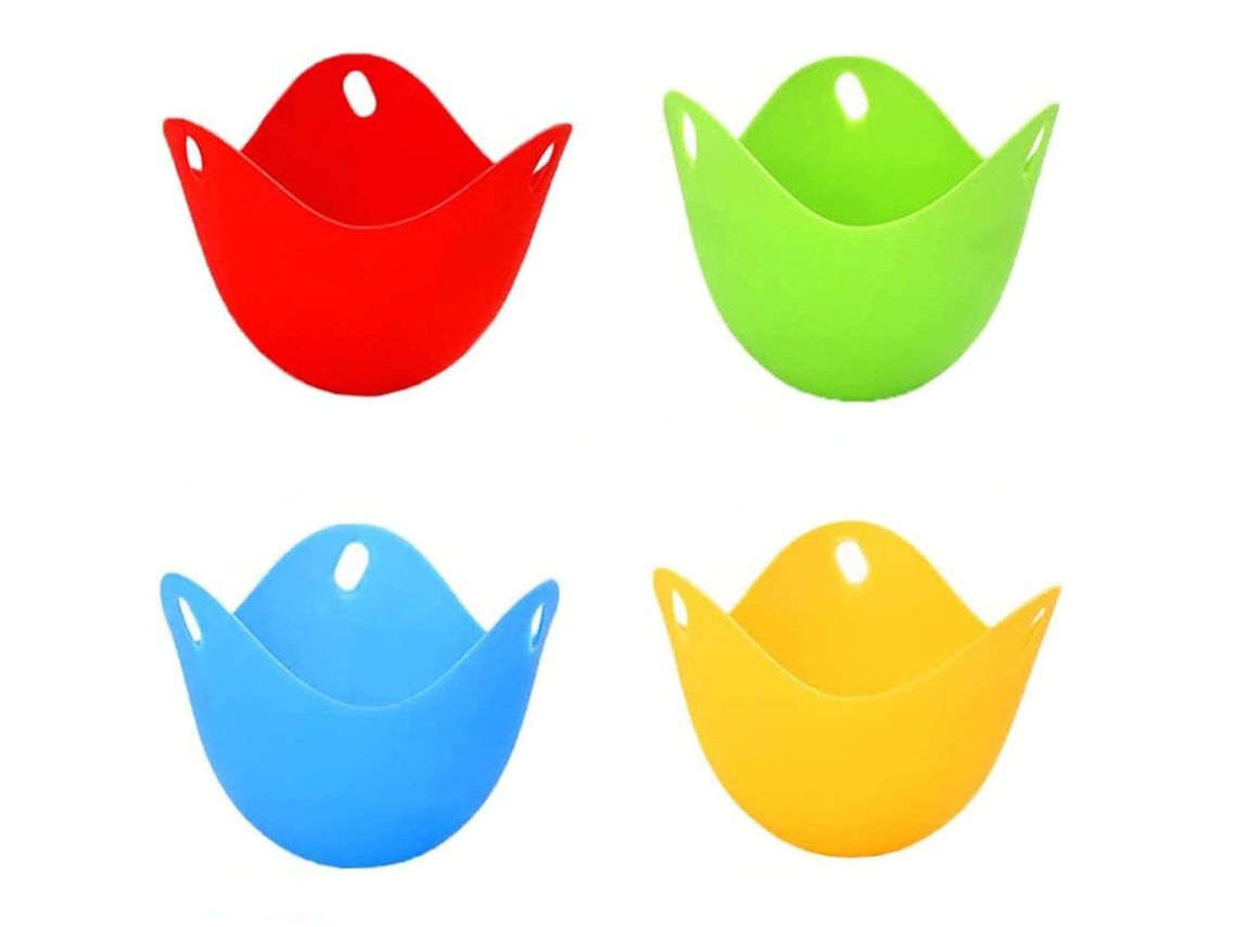 Escalfadores De Ovos De Silicone Versáteis, Perfeitos Para Micro Ondas, Fritadeira A Ar, Fogão, Tolerância De Temperatura De Congelamento A Fervura, C