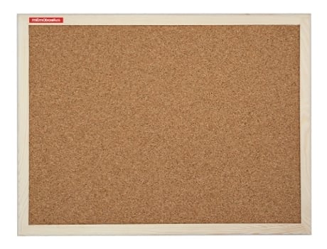 Quadro De Cortiça Amex, 30x40 Cm. Display Elegante E Prático Para Suas Anotações E Lembretes Diários. Tamanho Ideal Para Organizar Seu Espaço Com Esti
