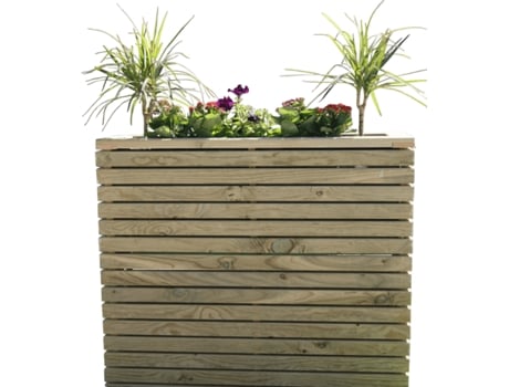 Floreiras Da Linha Luxe Columna 60X30X90 Cm VIDAHUERTO Madeira de Pinho para Exterior