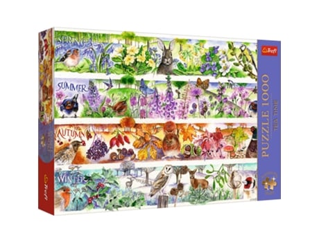 Puzzle 1000 Premium Plus Hora Do Chá Quatro Estações Trefl 12078 Trefl Puzzle