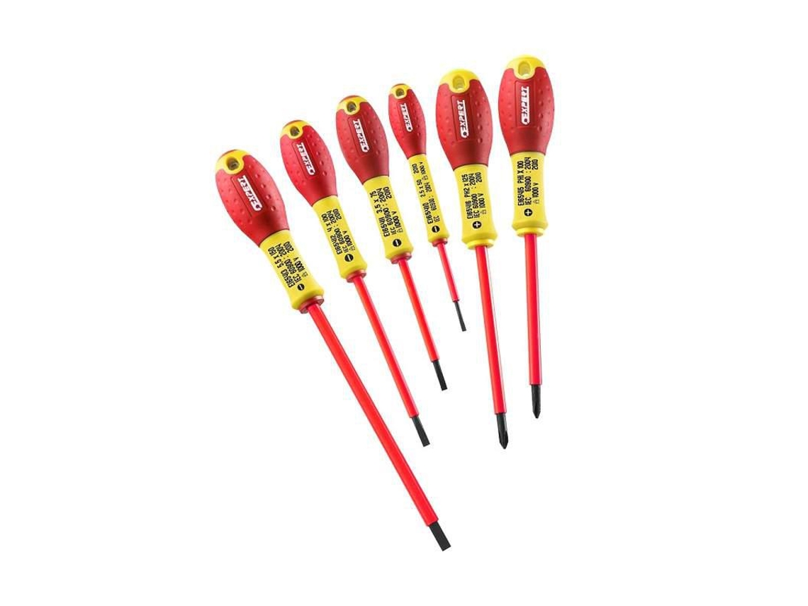 Conjunto de Chaves de Fenda Isoladas 6 Peças