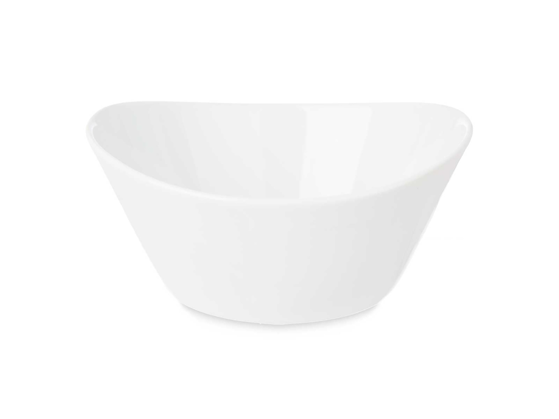 Conjunto de 3 tigelas de porcelana com formato de 21 cm.