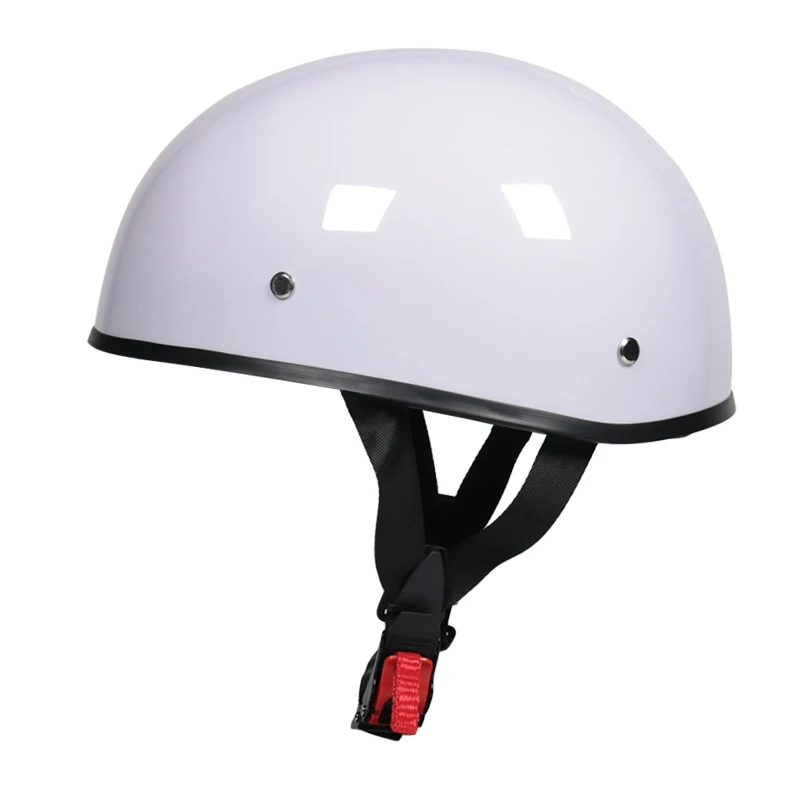 Capacete Clássico Retrô Aberto, Feito De Material Abs Durável, Com Certificação Dot.