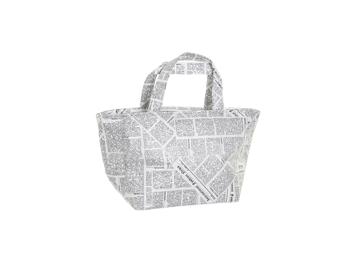 Lancheira DKD HOME DECOR Thermal Branco, Preto (23 x 14.5 x 20 cm)