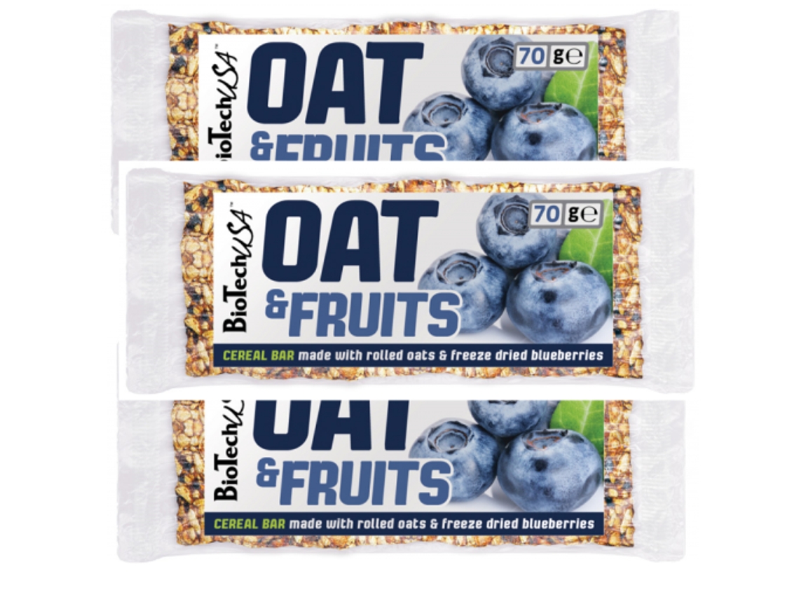 BiotechUSA Oat and Fruits Bar Chocolate Banana 20 x 70g