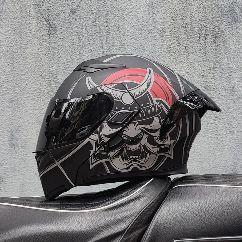 Capacete De Motocicleta (m) Com Lente Dupla, Modular E Articulado, Certificado Pelo Dot.