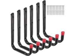 Ganchos De Armazenamento Para Garagem De Alta Resistência, Sistema Universal De Rack De Parede Para Bicicleta, Ferramentas E Mais