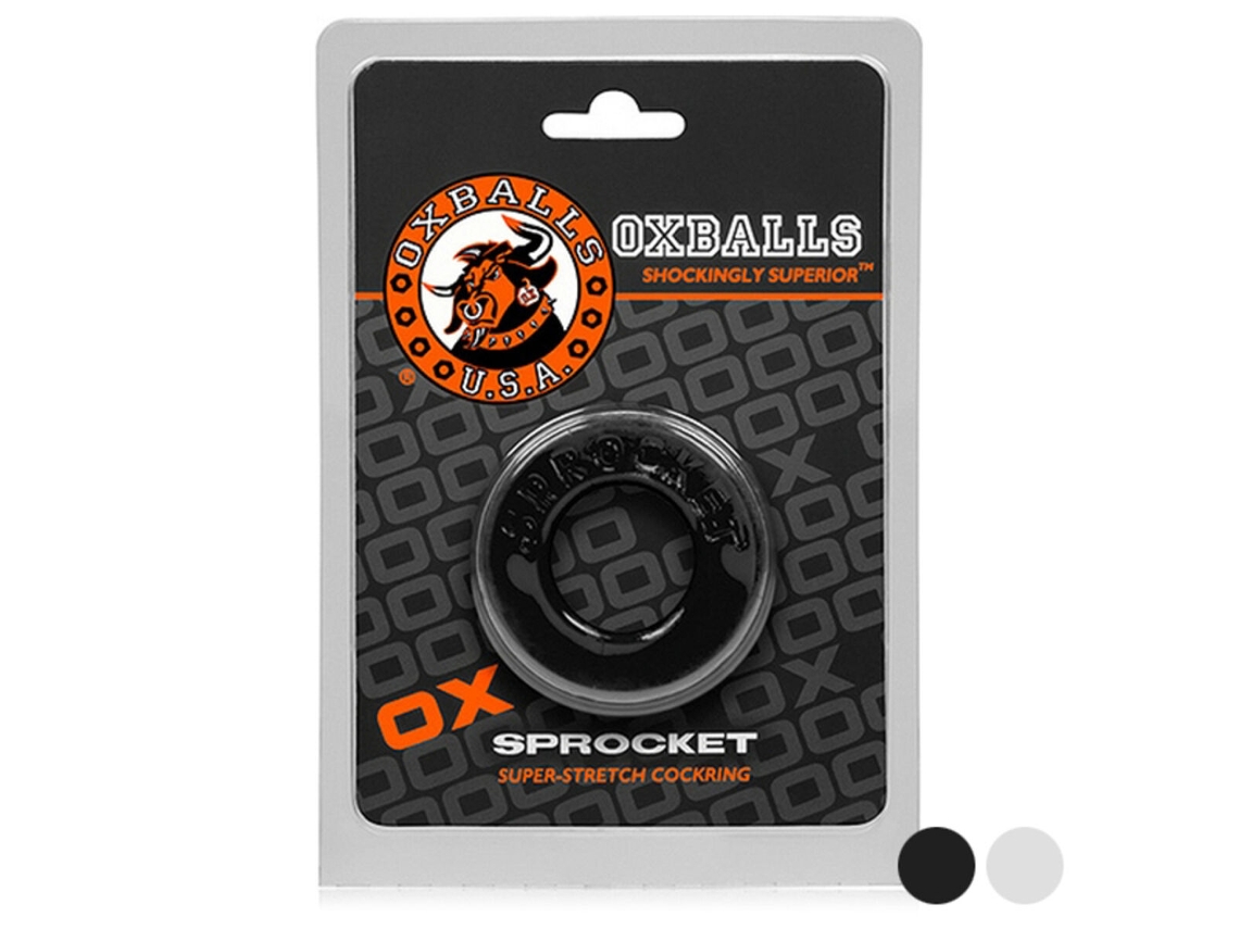 Anéis Penianos Sprocket OXBALLS Preto