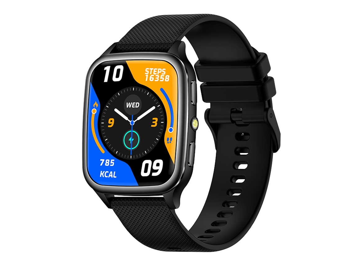 Smartwatch Zw93 Com Tela Tft De 1,93", Chamadas Bluetooth, Modos Esportivos, Bateria De 340mah E Resistência À Água Ip67 (preto)