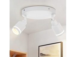 ZMH Pendant 2 Flame Rotating Pendant Corridor Light Projectores de parede para interior