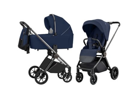 Carrinho De Bebê Carrello Ultra Crl 6525 2 Em 1 Morning Blue (assento Reversível, Suspensão Total)