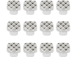 Puxadores Quadrados Para Armários De Cozinha, Puxadores Para Gavetas De Cômoda, 12 Peças, Estilo Art Déco, Puxadores