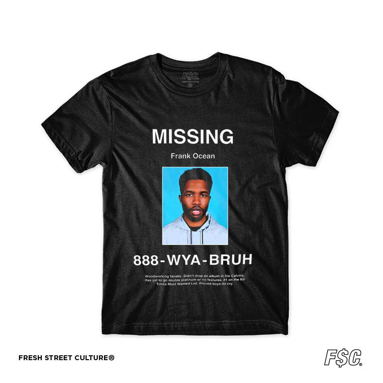T-shirt Rockinstone Missing Frank Ocean(s)
