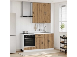 Vidaxl Unidade De Cozinha Lucca 5 Pcs Carvalho Arttisan