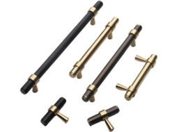 1 Puxador De Guarda Roupa Em Cobre Puro Dourado, Estilo Moderno Antigo, Para Porta De Armário, Puxador De Luxo Em Latão