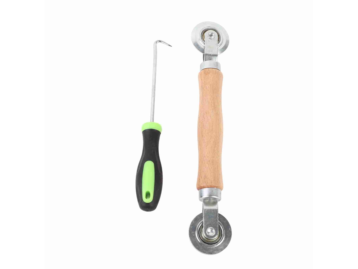 Ferramenta Rolo Para Tecidos Janela 3mm Com Rolos Duplos Para Fixação De Malha De Aço