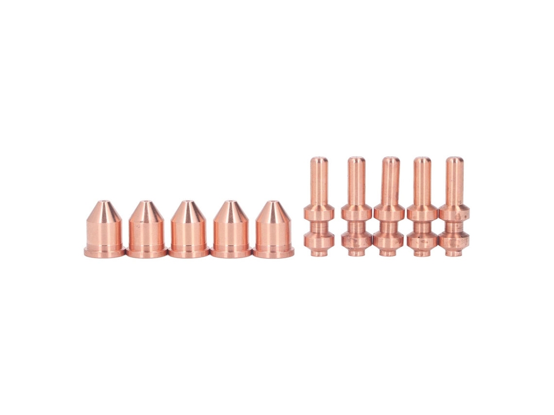 Kit De 10 Peças De Eletrodos E Bicos 256026 249929 Para Soplete Plasma Xt60 Miller Spectrum 875 Auto Line Cutter