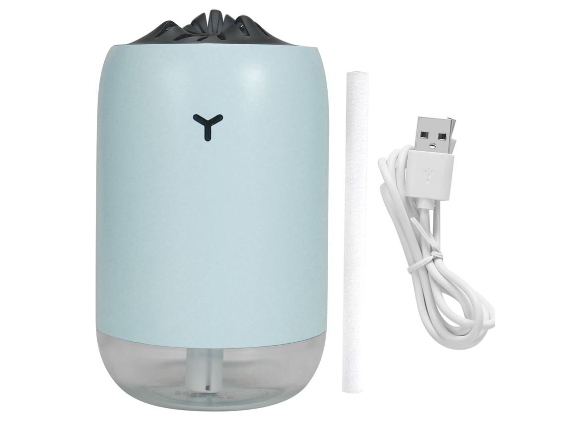 Humidificador de mesa USB LAXISCREED 260ml com luz noturna, azul