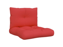 Pallet Cushion, Pallet Cushions Vidaxl Vermelho Poliéster (n/a)