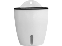 Maceta Auto Regable Colgante De Parede Para Plantas Com Design Vertical De Resina Pp Resistente E Decorativo